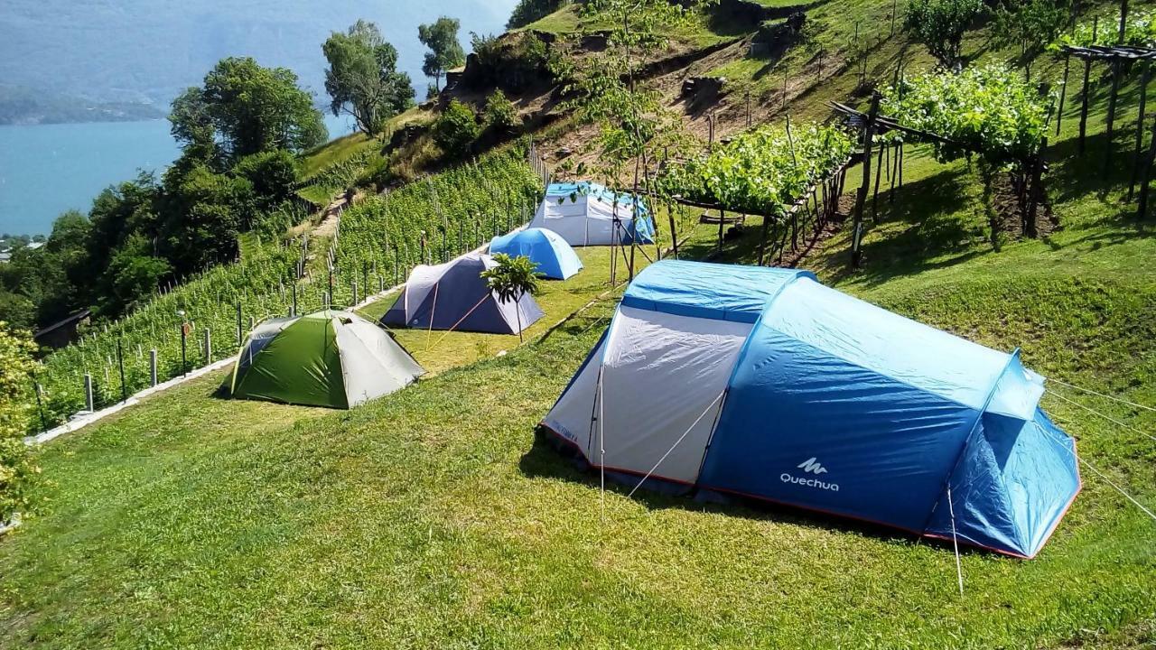 Camping Colle Vento Hotel Domaso Buitenkant foto